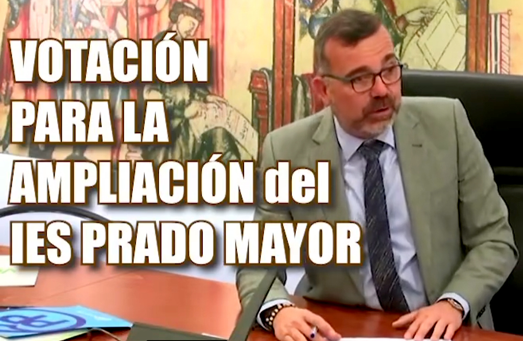 PP y Vox votan en contra del cuarto aulario para la ampliación del IES “Prado Mayor”